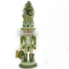 20.5″ Green With Tree Nutcracker