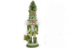20.5″ Green With Tree Nutcracker