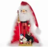 15″ Santa With Gingerbread House Nutcracker
