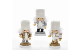 7.5″ Silver Chubby Nutcracker