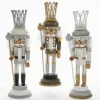 15″ Silver Wire Crown King Nutcracker