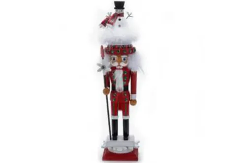18″ Snowman Head Nutcracker