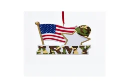 American Flag And Army