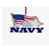 American Flag And Navy