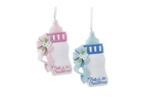 Baby'S First Christmas Bottle: Girl
