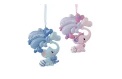 Baby'S First Christmas Elephant: Girl