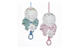 Baby'S First Christmas Rattle: Girl