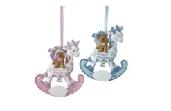 Baby'S First Teddy Bear On Rocking Giraffe: Girl