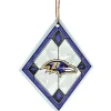 Baltimore Ravens Glass Diamond