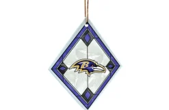 Baltimore Ravens Glass Diamond