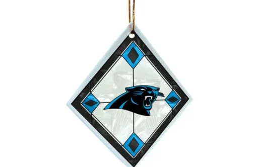 Carolina Panthers Glass Diamond