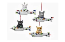 Cats With Fish And Lights