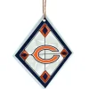 Chicago Bears Glass Diamond