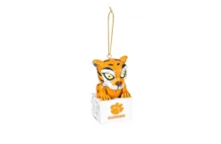 Clemson University Mini Tiki Ornament