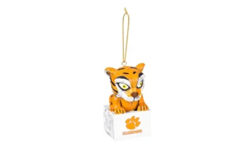 Clemson University Mini Tiki Ornament