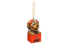 Cleveland Browns Mini Tiki Ornament