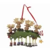 Family Of 4 Moose With A Tree