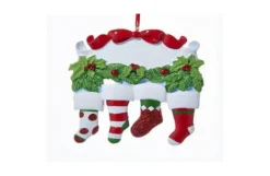 Family Of 4 Stockings