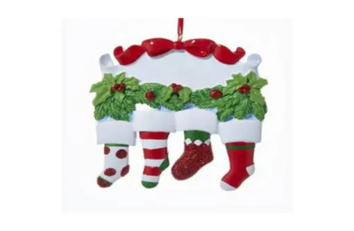 Family Of 4 Stockings