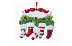 Family Of 5 Stockings