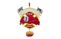 Fire Department With Flame