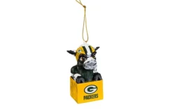 Green Bay Packers Mini Tiki Ornament