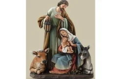 Holy Family With Animals Figure