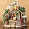 L.E.D. Gold Nativity