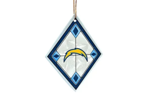Los Angeles Chargers Glass Diamond