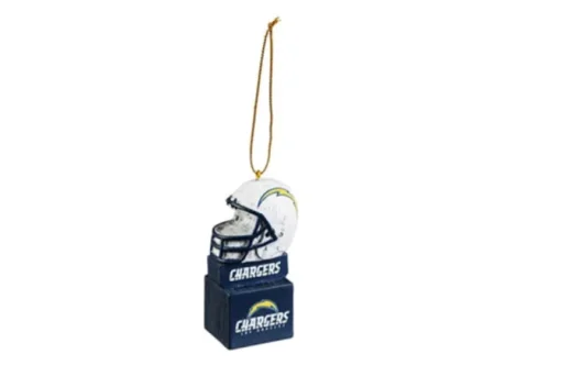 Los Angeles Chargers Mini Tiki Ornament