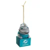 Miami Dolphins Mini Tiki Ornament
