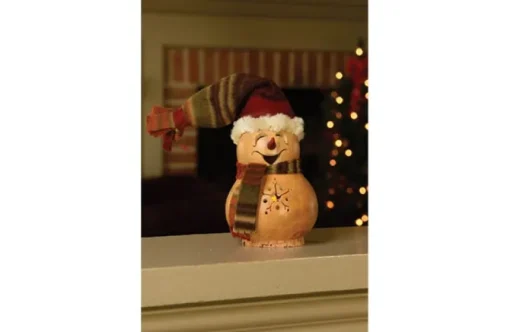 Miniature Trey With Snow Hat