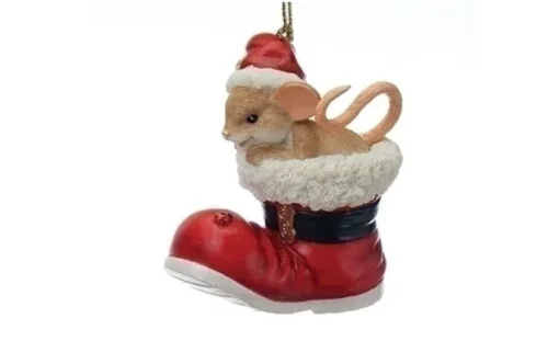 Mouse In Santa'S Boot