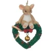 Mouse On Heart Wreath
