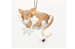 Mouse On Snowflake