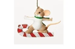 Mouse Skating On A Candy Cane