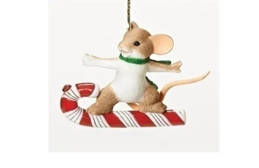Mouse Skating On A Candy Cane