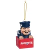 New England Patriots Mini Tiki Ornament