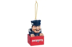 New England Patriots Mini Tiki Ornament