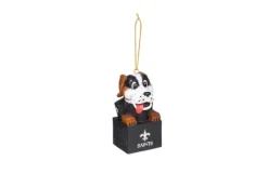 New Orleans Saints Mini Tiki Ornament