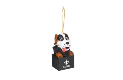 New Orleans Saints Mini Tiki Ornament