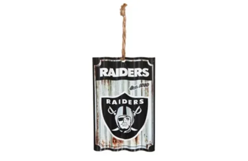 Oakland Raiders Metal Corrugate