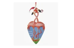 Our First Christmas Flamingos