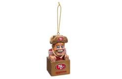 San Francisco 49Ers Mini Tiki Ornament