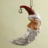 Santa Moon Hanging Ornament