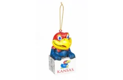 University Of Kansas Mini Tiki Ornament