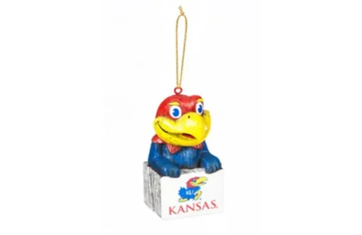 University Of Kansas Mini Tiki Ornament