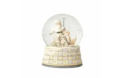 White Woodland Snowglobe